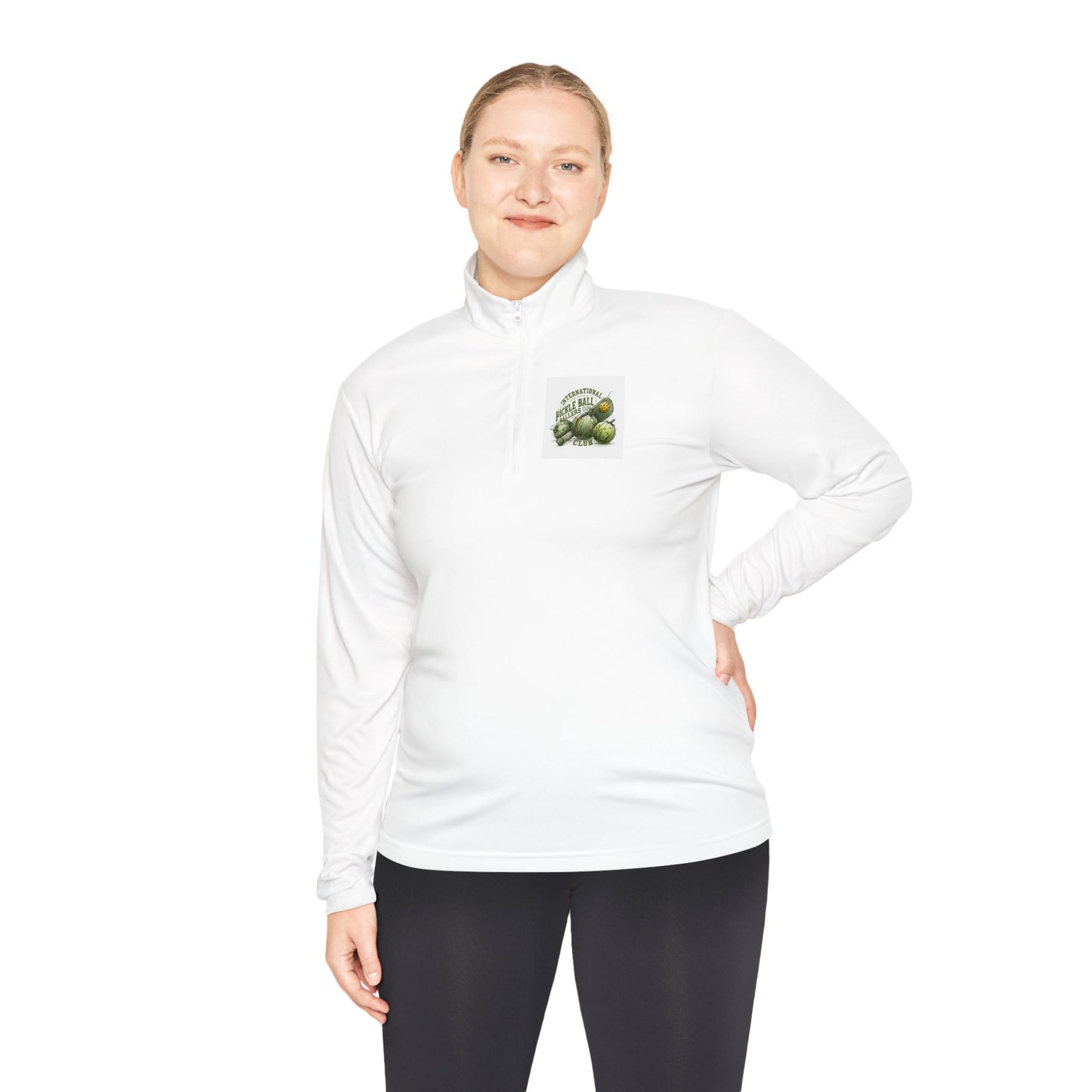 Quarter-Zip Pullover - International Pickleball Club Vintage Graphic