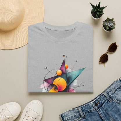 Abstract Geometric Planet Art T-Shirt