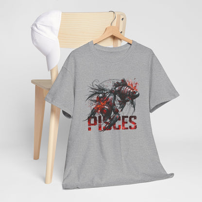 Pisces Zodiac Cyborg-Graphic Tee