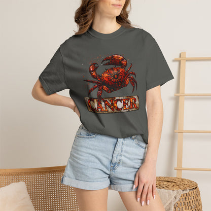 Cancer Zodiac T-Shirt — Rustic Crab Astrology Tee