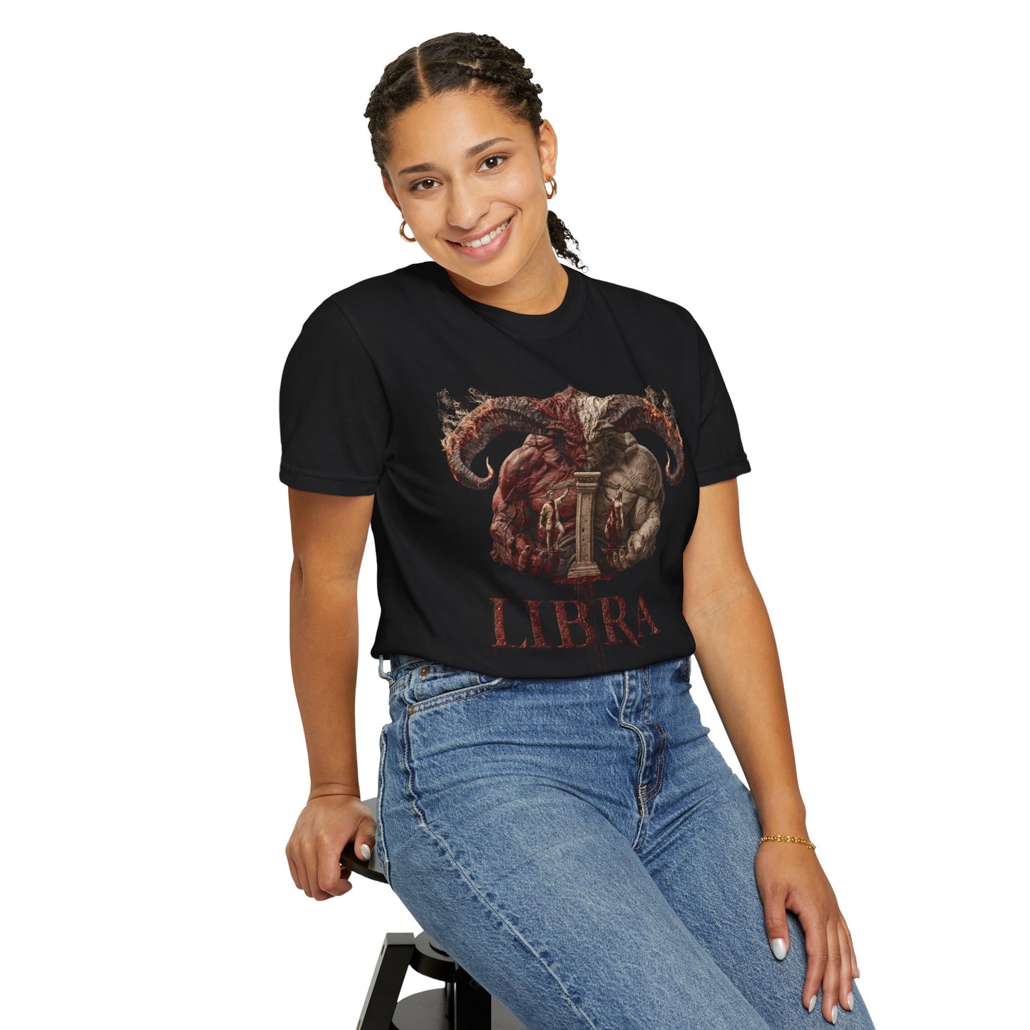 Scales of Libra-Unisex Garment-Dyed T-shirt