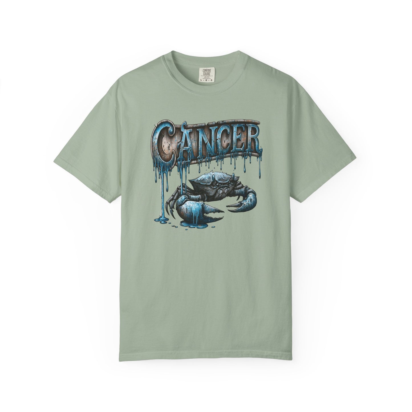 Cancer Zodiac Crab T-Shirt — Blue Drip Astrological Tee