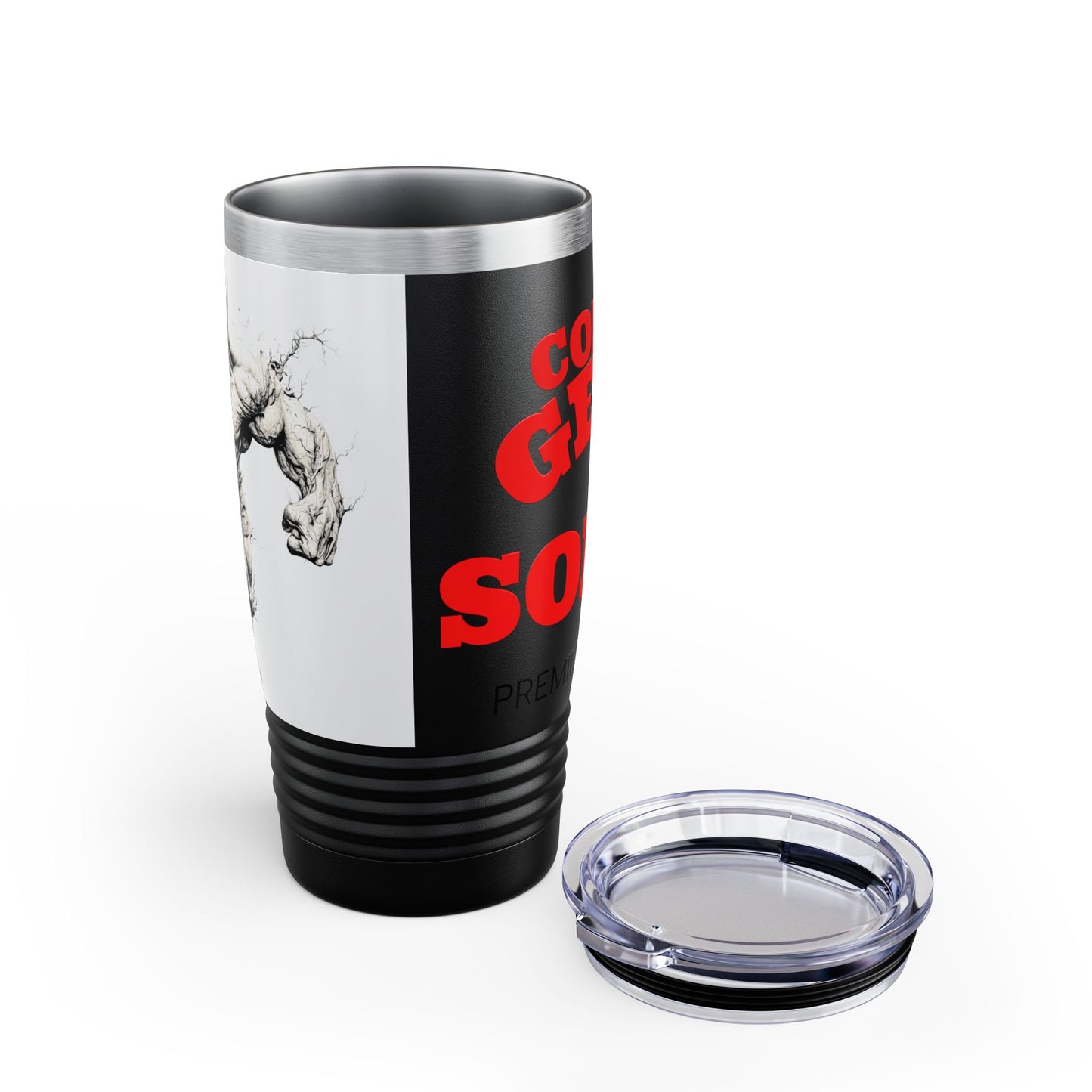 20oz Werewolf Tumbler – Muscle Monster Graphic Travel Mug