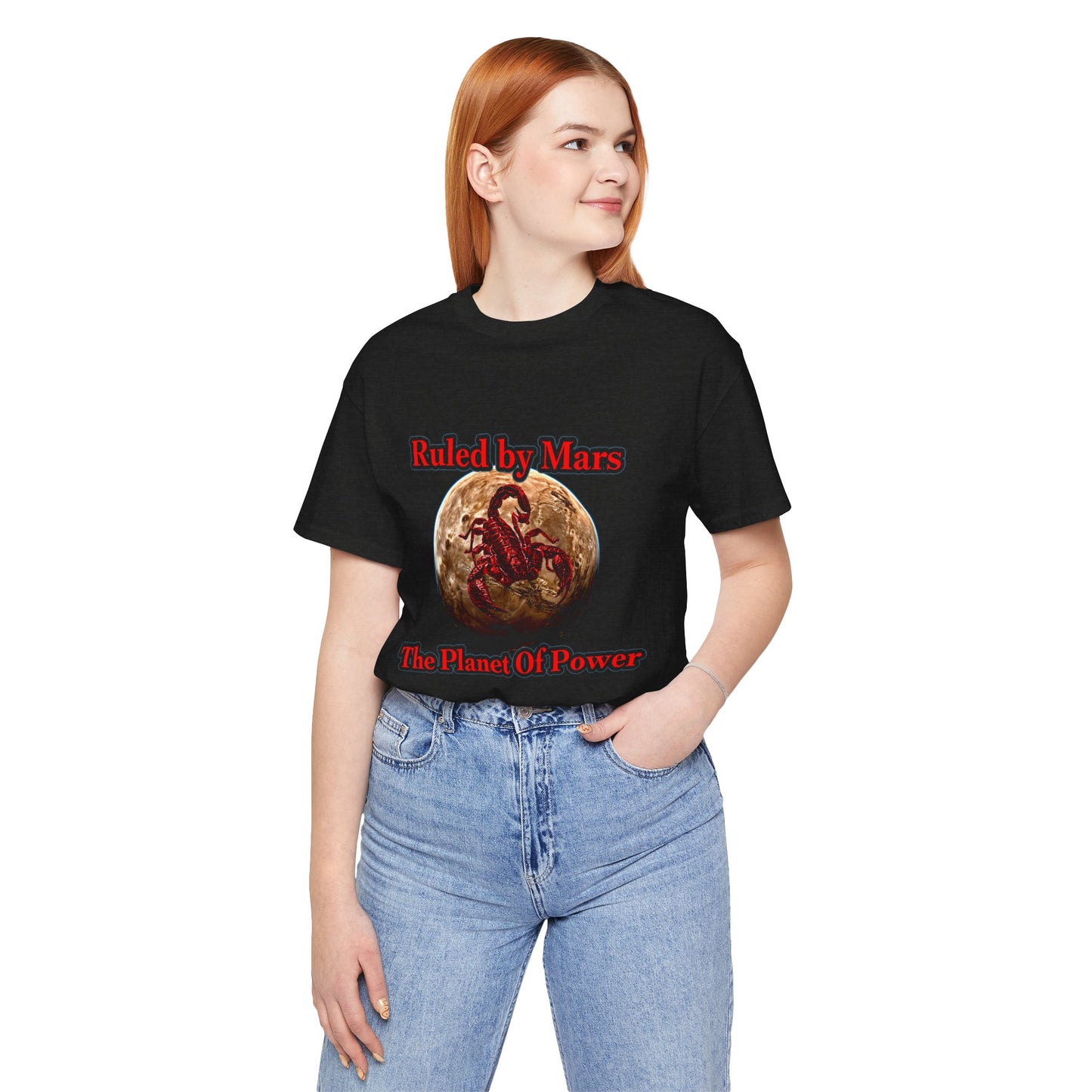 Mars Scorpio Tee — "Ruled by Mars, The Planet of Power" Graphic T‑Shirt