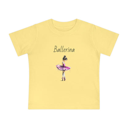 Ballerina Baby Tee — Pink Tutu Ballet Shirt for Infant Girls