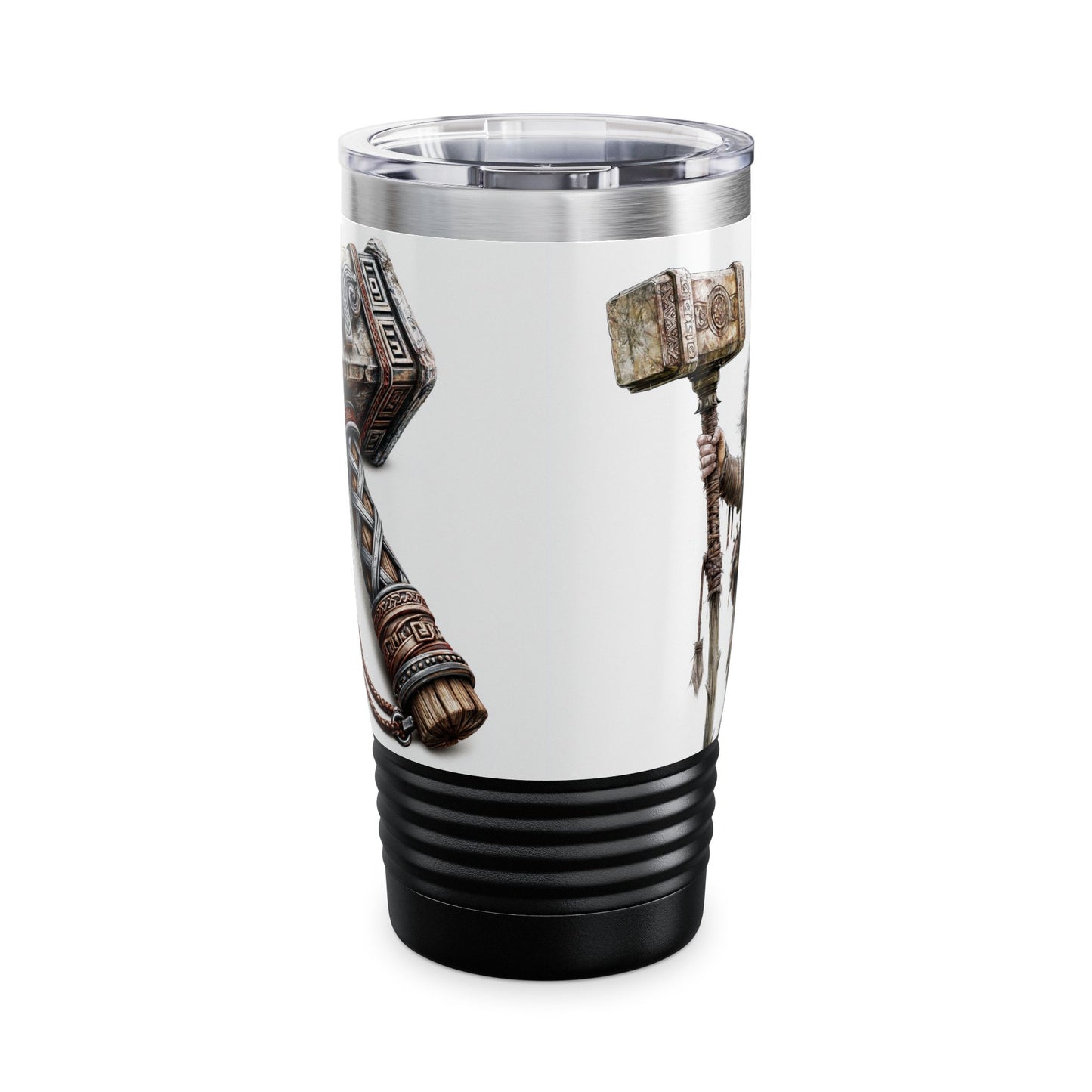 Viking Warrior 20oz Tumbler – Norse Hammer Insulated Travel Cup