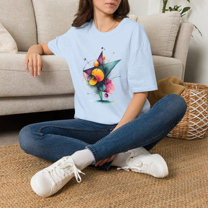 Abstract Geometric Planet Art T-Shirt