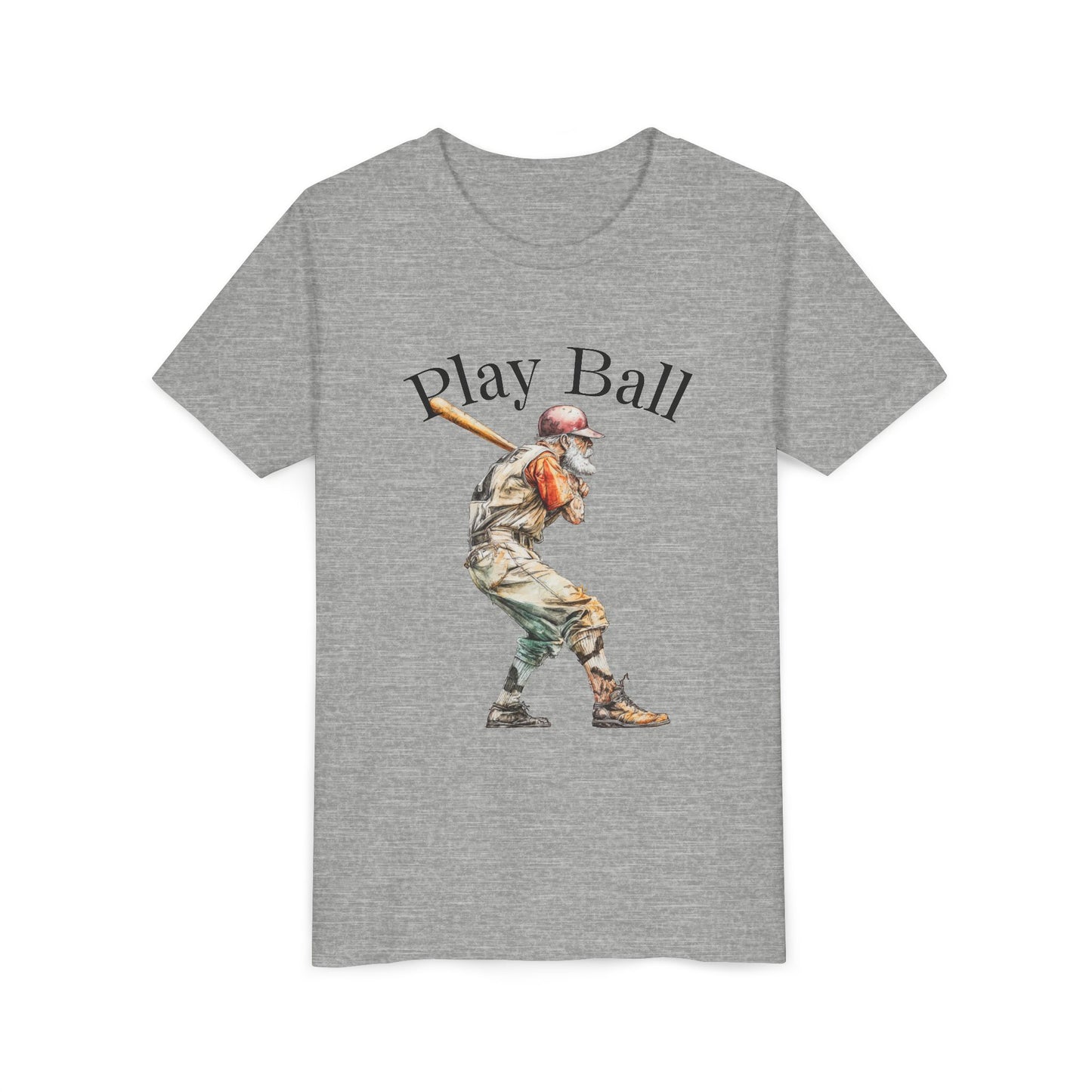 Youth Baseball Tee — 'Play Ball' Graphic T‑Shirt