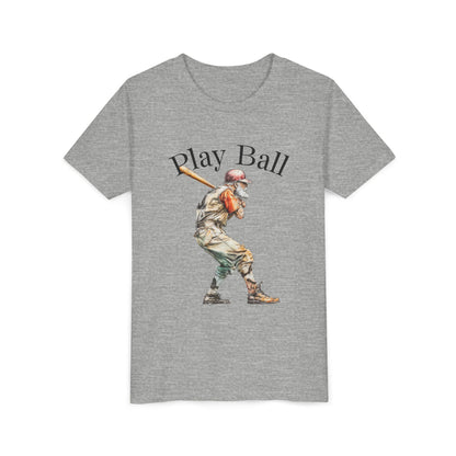 Youth Baseball Tee — 'Play Ball' Graphic T‑Shirt