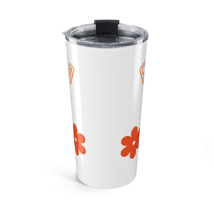 "POM MOM" 20oz Pomeranian Tumbler – Floral Sunglasses Dog Travel Mug