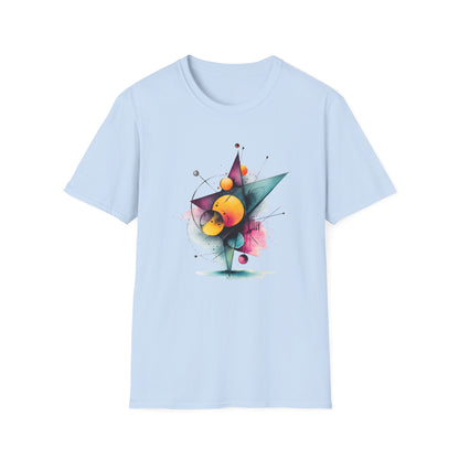 Abstract Geometric Planet Art T-Shirt