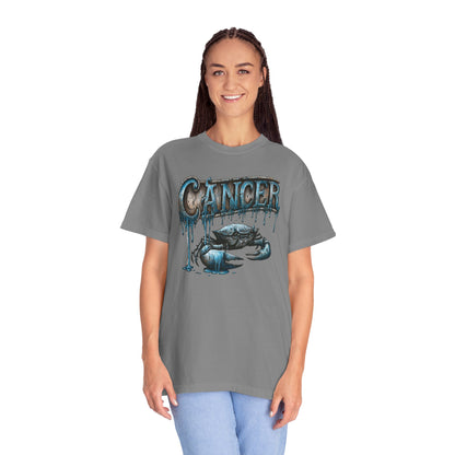 Cancer Zodiac Crab T-Shirt — Blue Drip Astrological Tee
