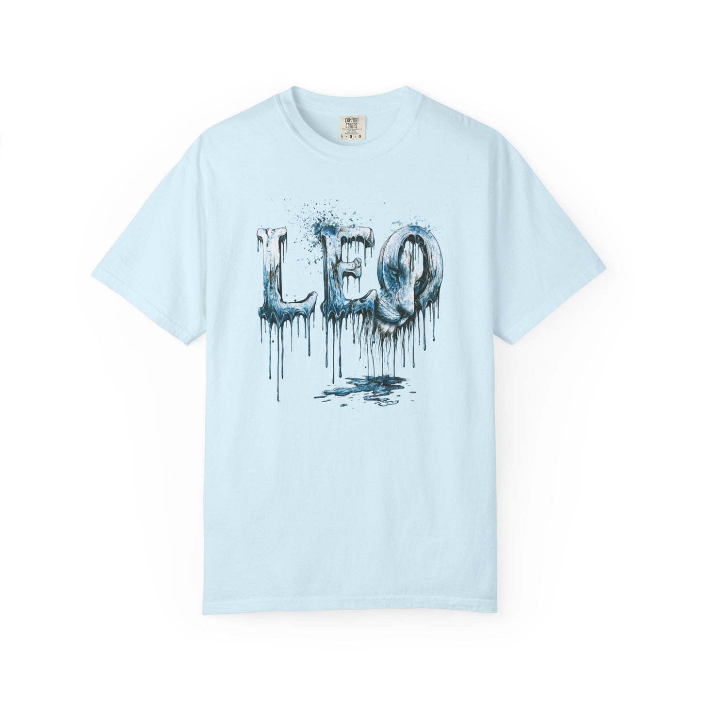Leo Graphic T-Shirt — Frost Drop Zodiac Tee