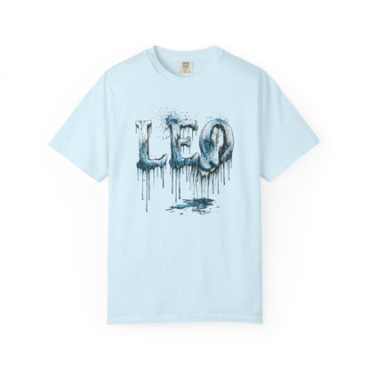 Leo Graphic T-Shirt — Frost Drop Zodiac Tee