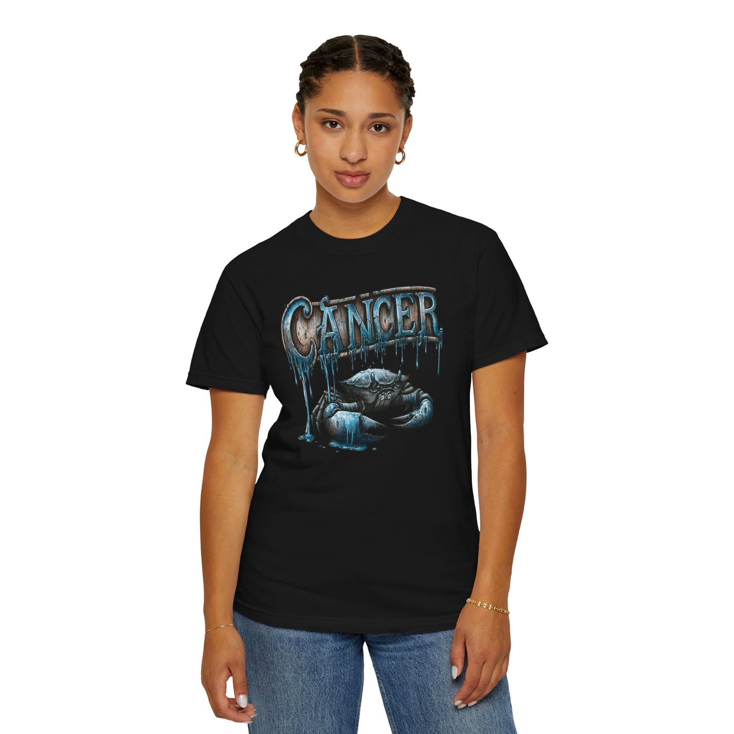 Cancer Zodiac Crab T-Shirt — Blue Drip Astrological Tee