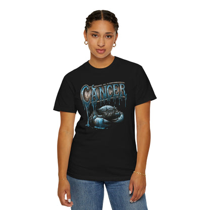 Cancer Zodiac Crab T-Shirt — Blue Drip Astrological Tee