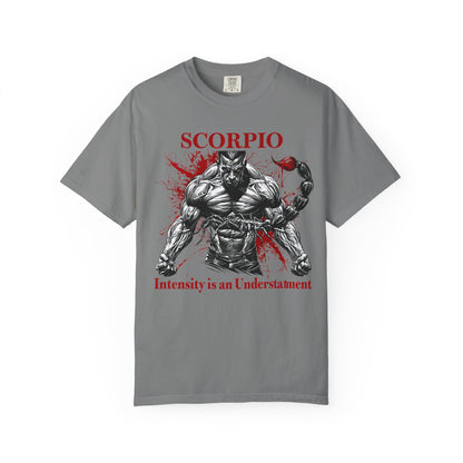 Scorpio T-Shirt — 'Intensity Is an Understatement' Zodiac Graphic Tee