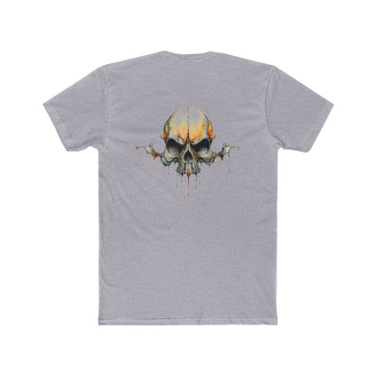 Skull Drip Graphic Tee — Watercolor Skull T-Shirt