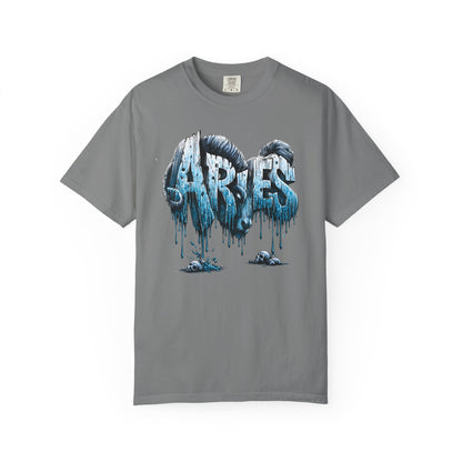 Aries Zodiac Tee — Ice Drip Astrology Graphic T-Shirt