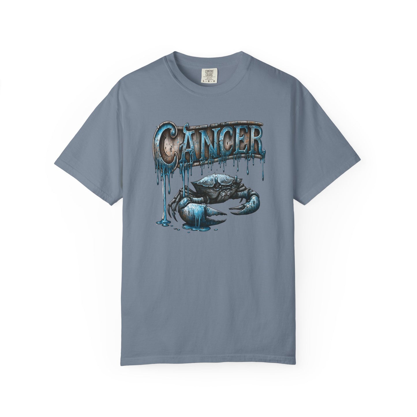 Cancer Zodiac Crab T-Shirt — Blue Drip Astrological Tee