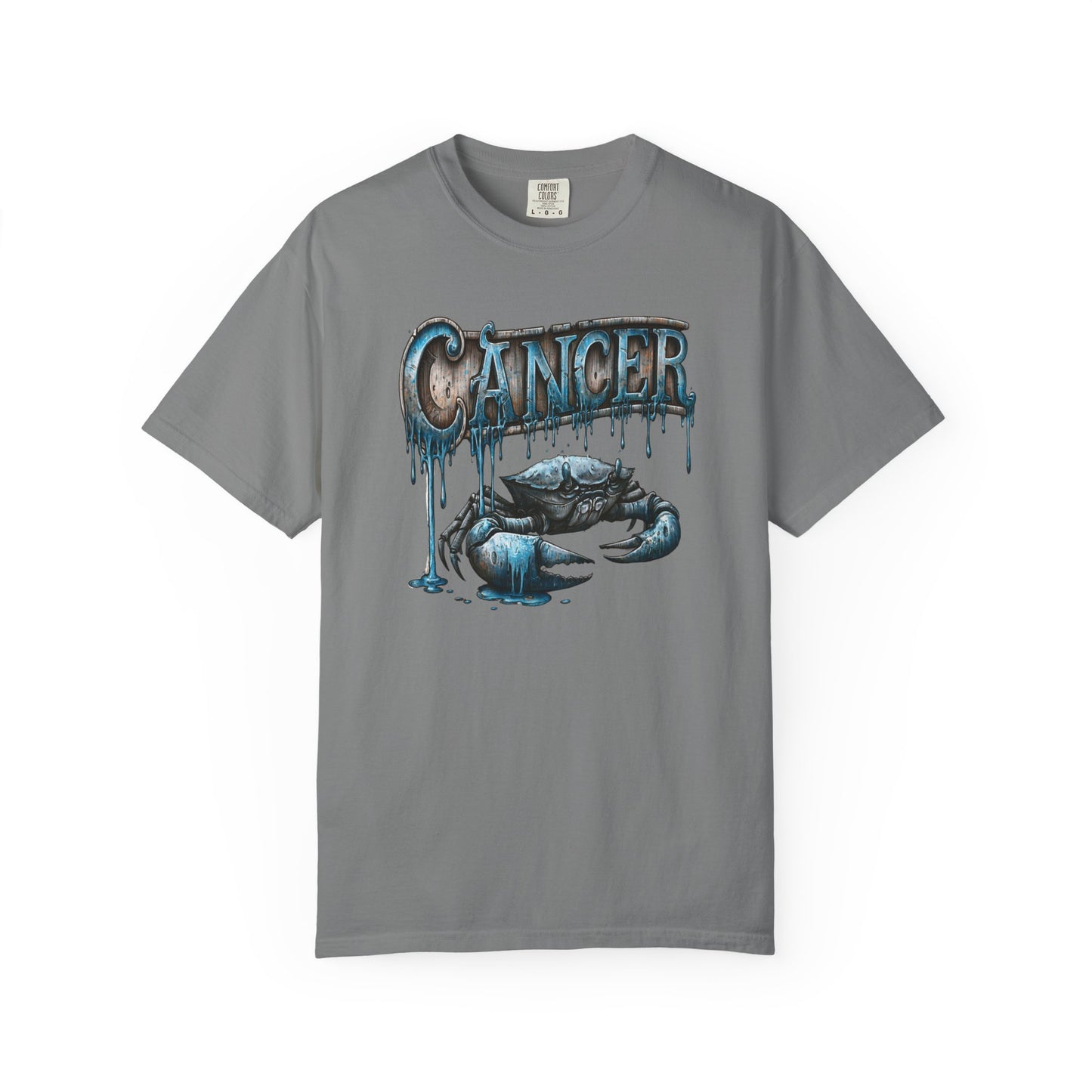 Cancer Zodiac Crab T-Shirt — Blue Drip Astrological Tee