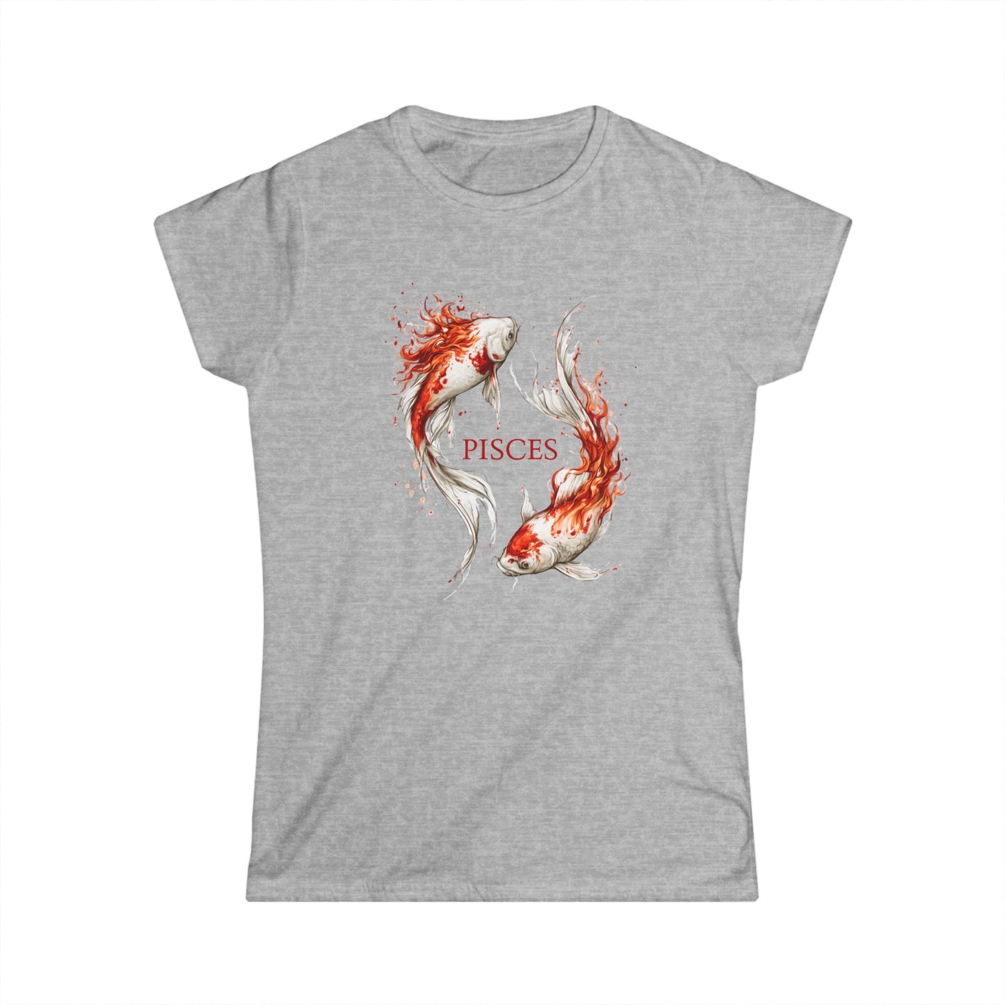 Pisces Women's Tee — Soft White Crewneck Zodiac Shir