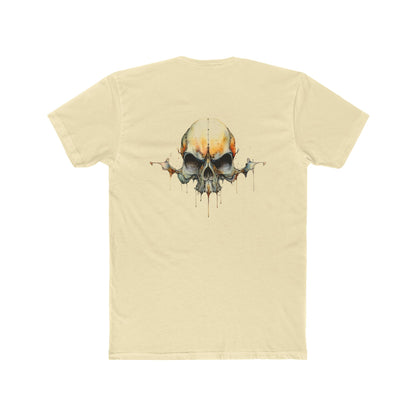 Skull Drip Graphic Tee — Watercolor Skull T-Shirt