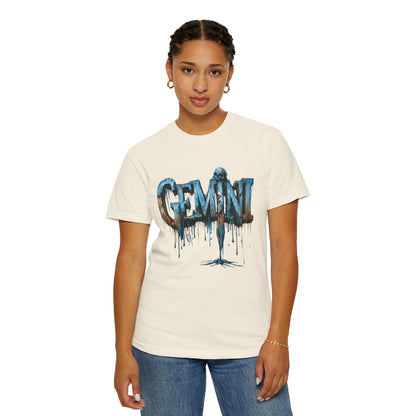Gemini Zodiac Graphic T-Shirt — Frost Drop Tee