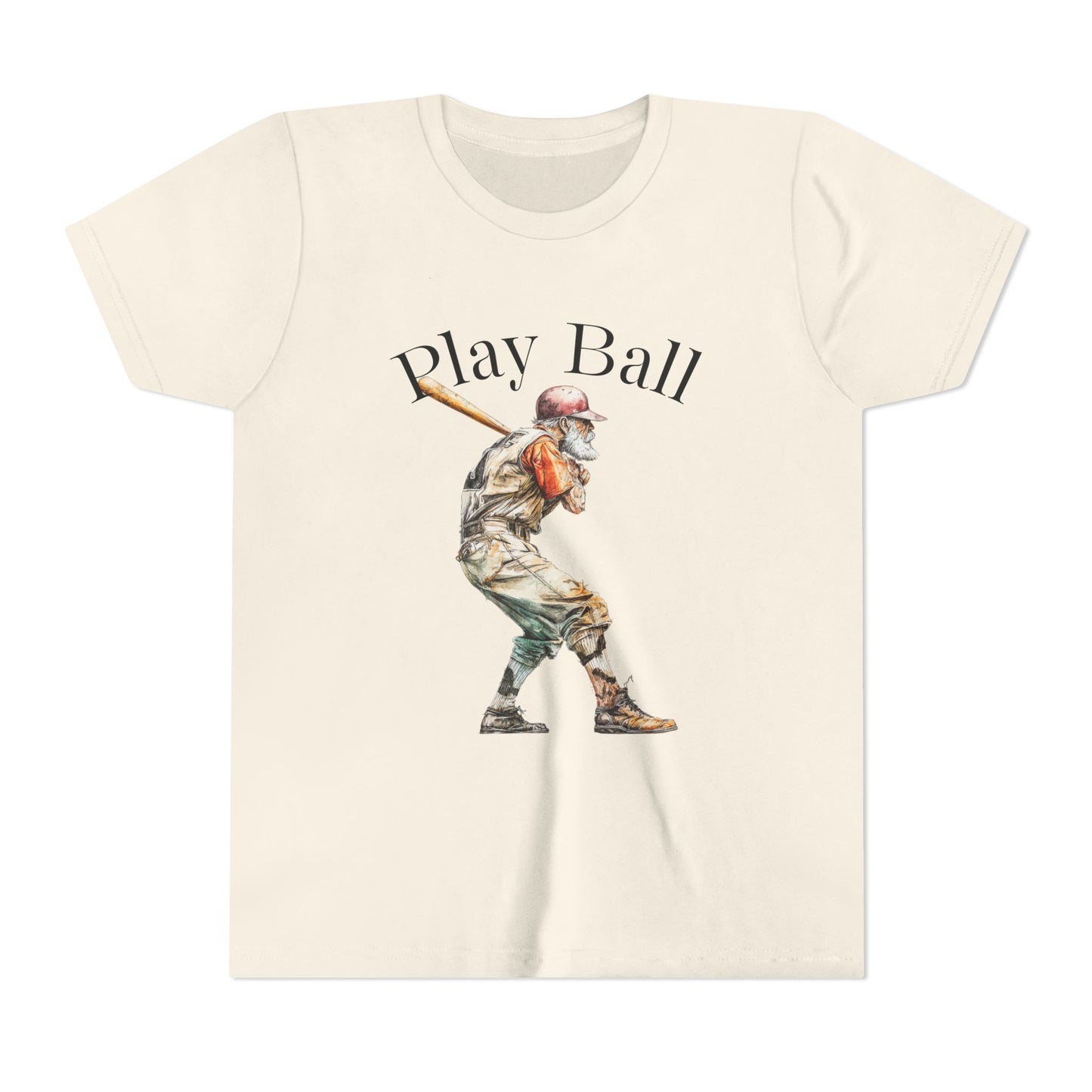 Youth Baseball Tee — 'Play Ball' Graphic T‑Shirt