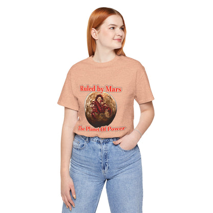 Mars Scorpio Tee — "Ruled by Mars, The Planet of Power" Graphic T‑Shirt