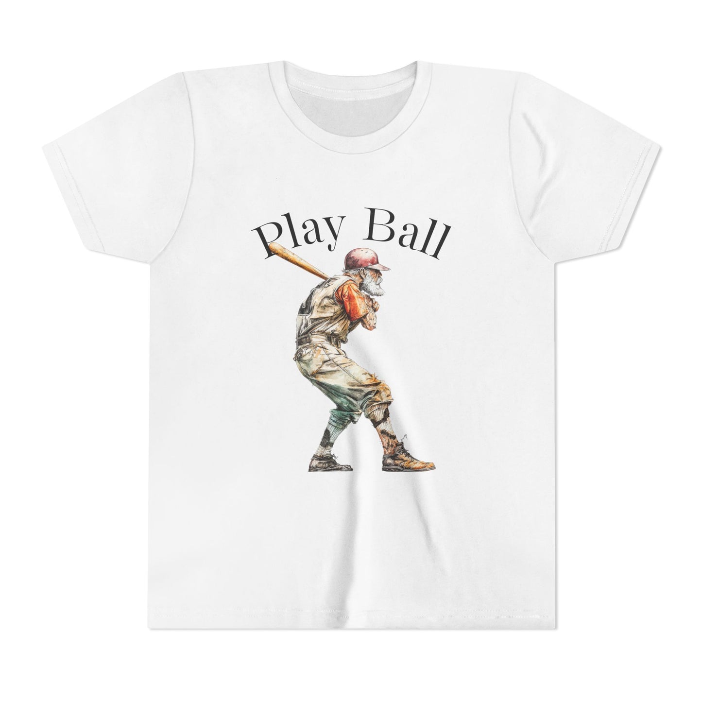 Youth Baseball Tee — 'Play Ball' Graphic T‑Shirt