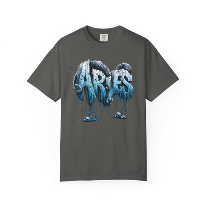 Aries Zodiac Tee — Ice Drip Astrology Graphic T-Shirt