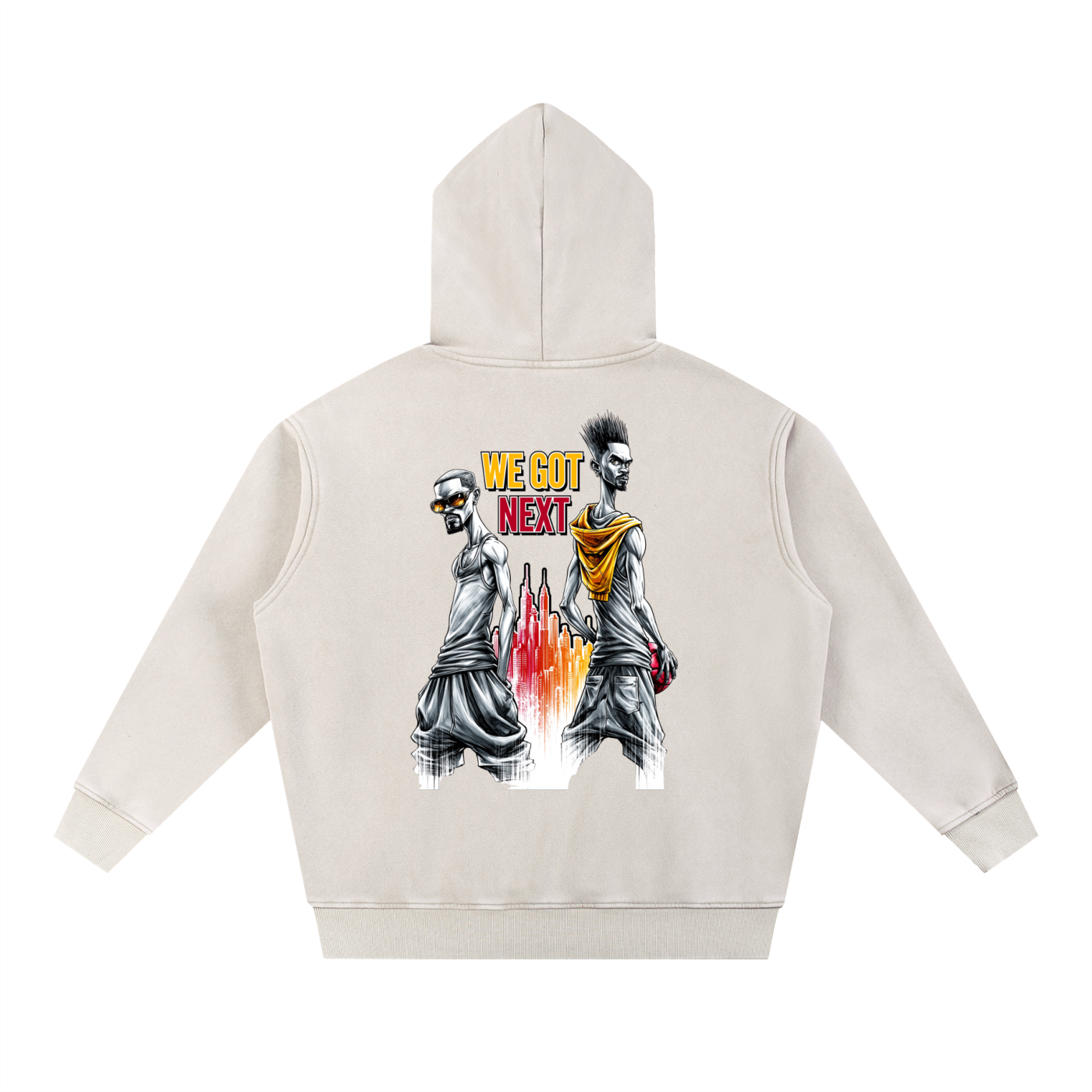 We Got Next — Oversized Snow Wash Fleece Hoodie