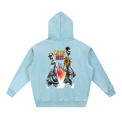 We Got Next — Oversized Snow Wash Fleece Hoodie