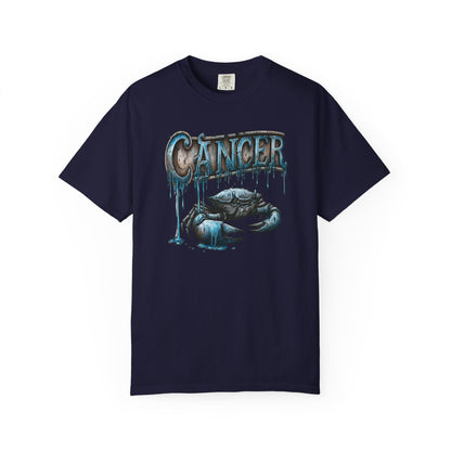 Cancer Zodiac Crab T-Shirt — Blue Drip Astrological Tee