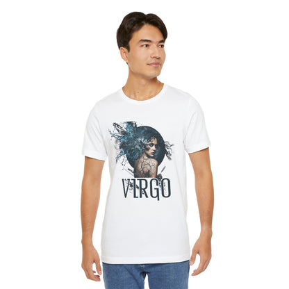 Virgo Ice Zodiac T‑Shirt for Her — Mystic Virgo Astrology Tee