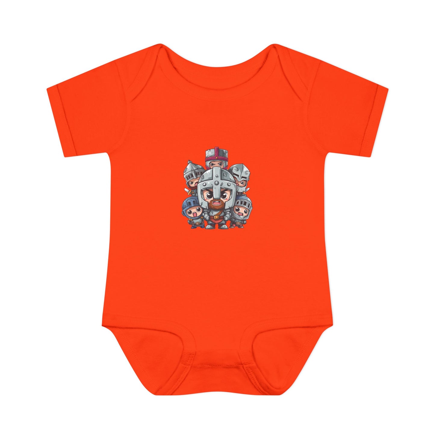 Baby Bodysuit — Cute Cartoon Viking Family Graphic