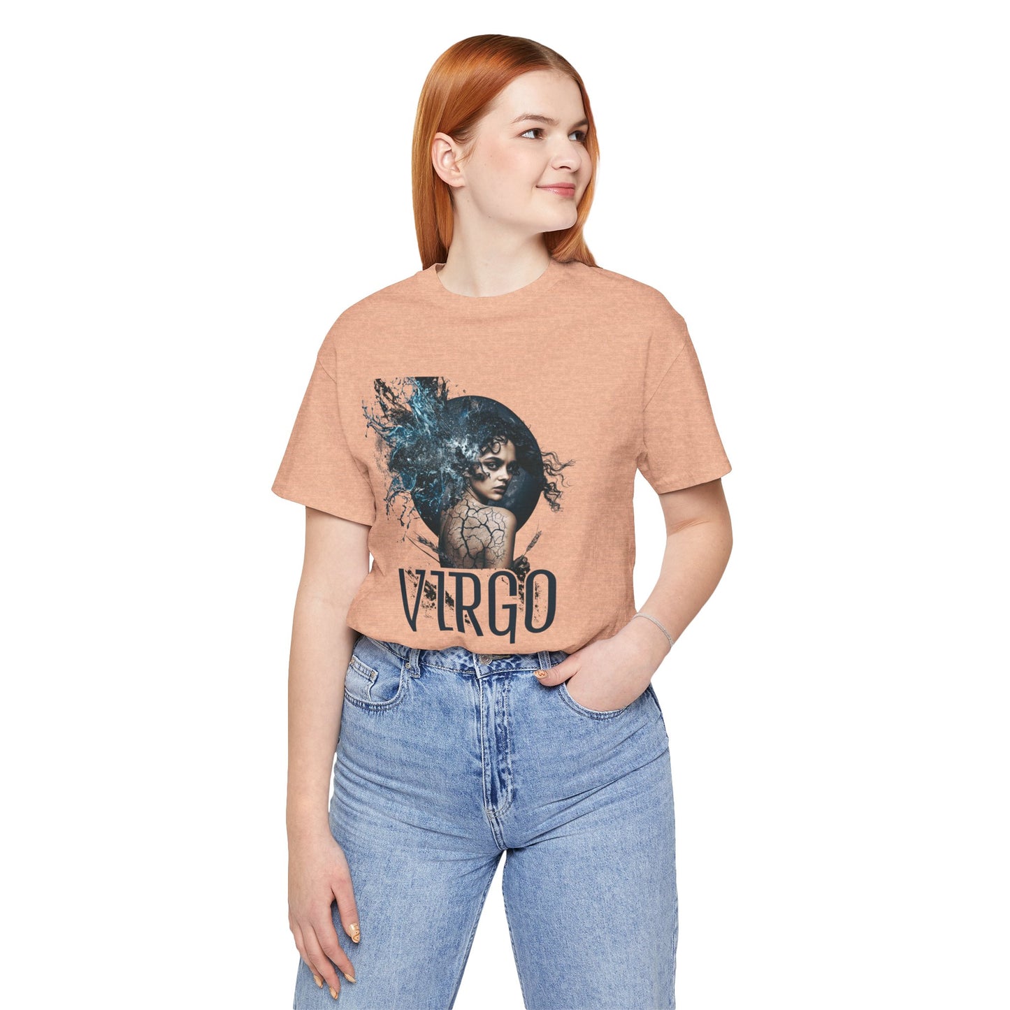 Virgo Ice Zodiac T‑Shirt for Her — Mystic Virgo Astrology Tee