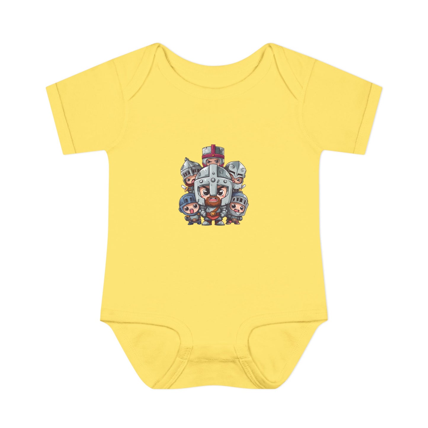 Baby Bodysuit — Cute Cartoon Viking Family Graphic