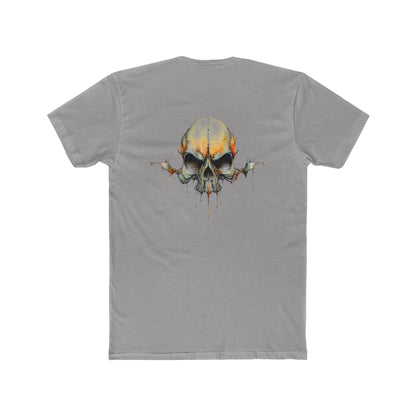 Skull Drip Graphic Tee — Watercolor Skull T-Shirt