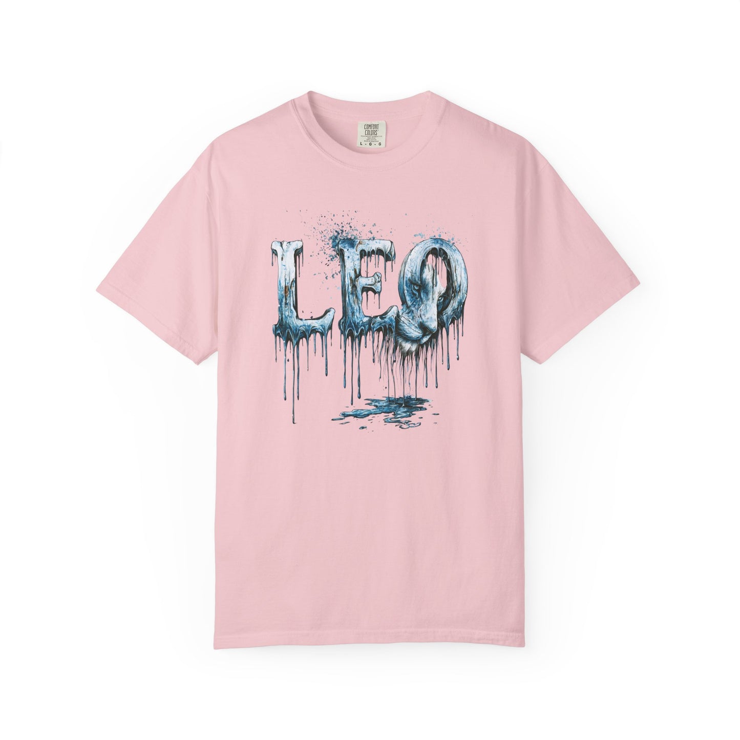 Leo Graphic T-Shirt — Frost Drop Zodiac Tee