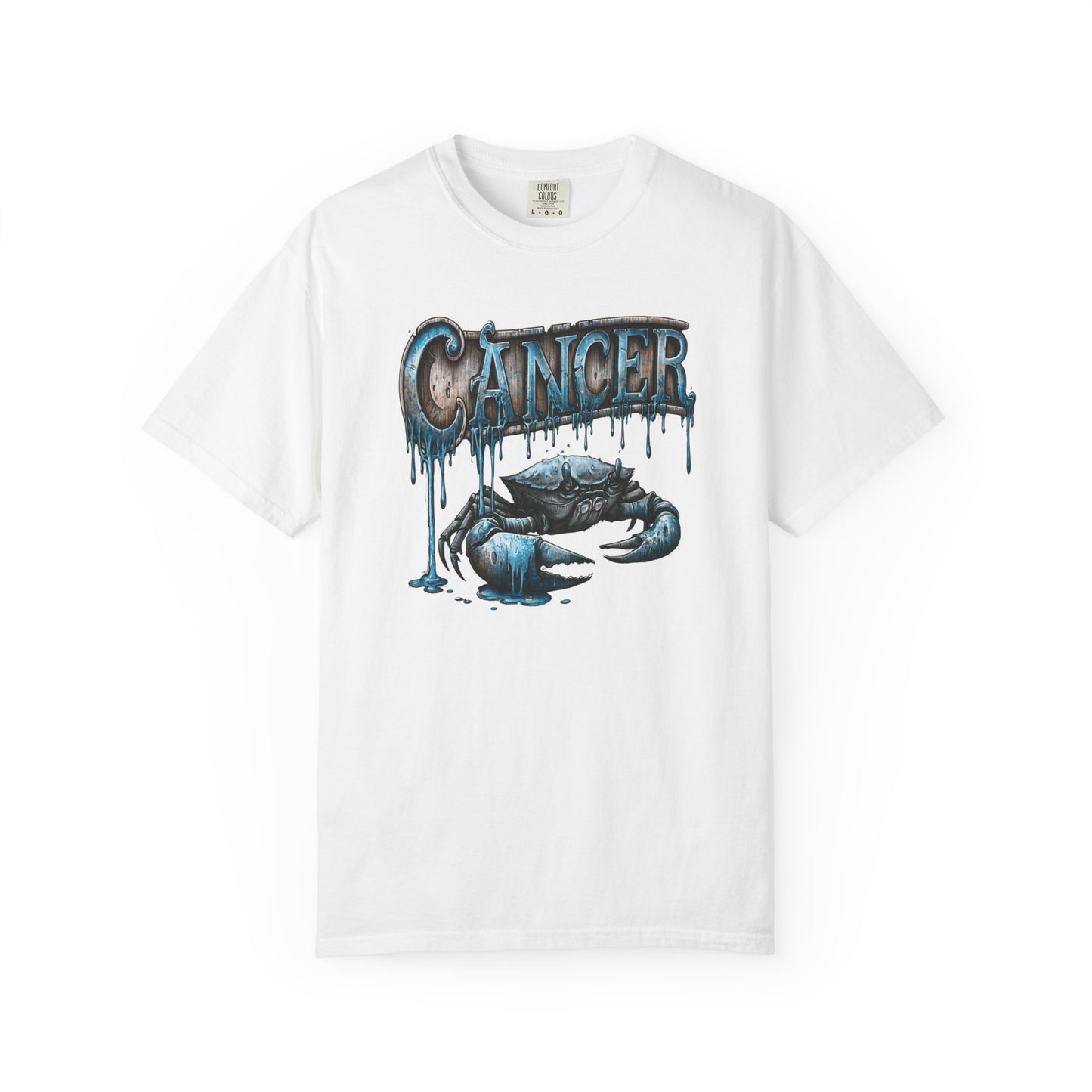 Cancer Zodiac Crab T-Shirt — Blue Drip Astrological Tee