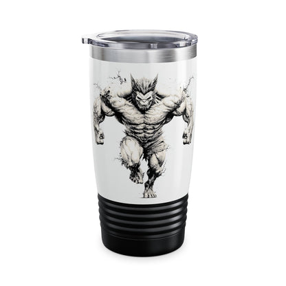 20oz Werewolf Tumbler – Muscle Monster Graphic Travel Mug