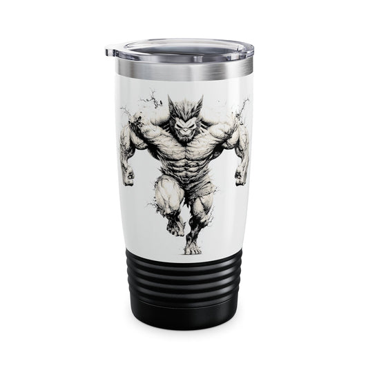 20oz Werewolf Tumbler – Muscle Monster Graphic Travel Mug