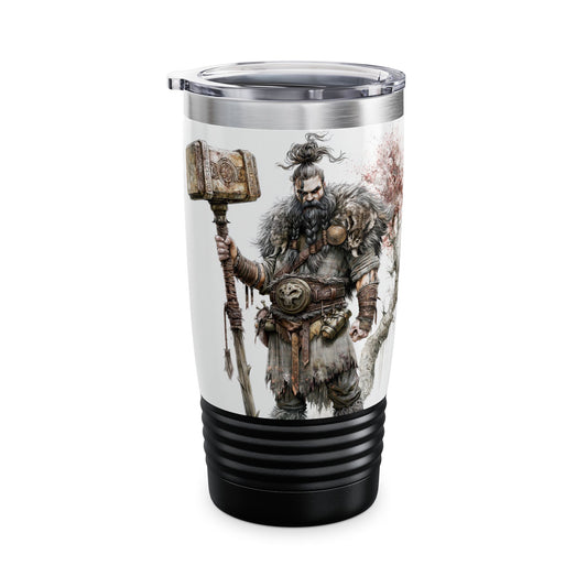 Viking Warrior 20oz Tumbler – Norse Hammer Insulated Travel Cup