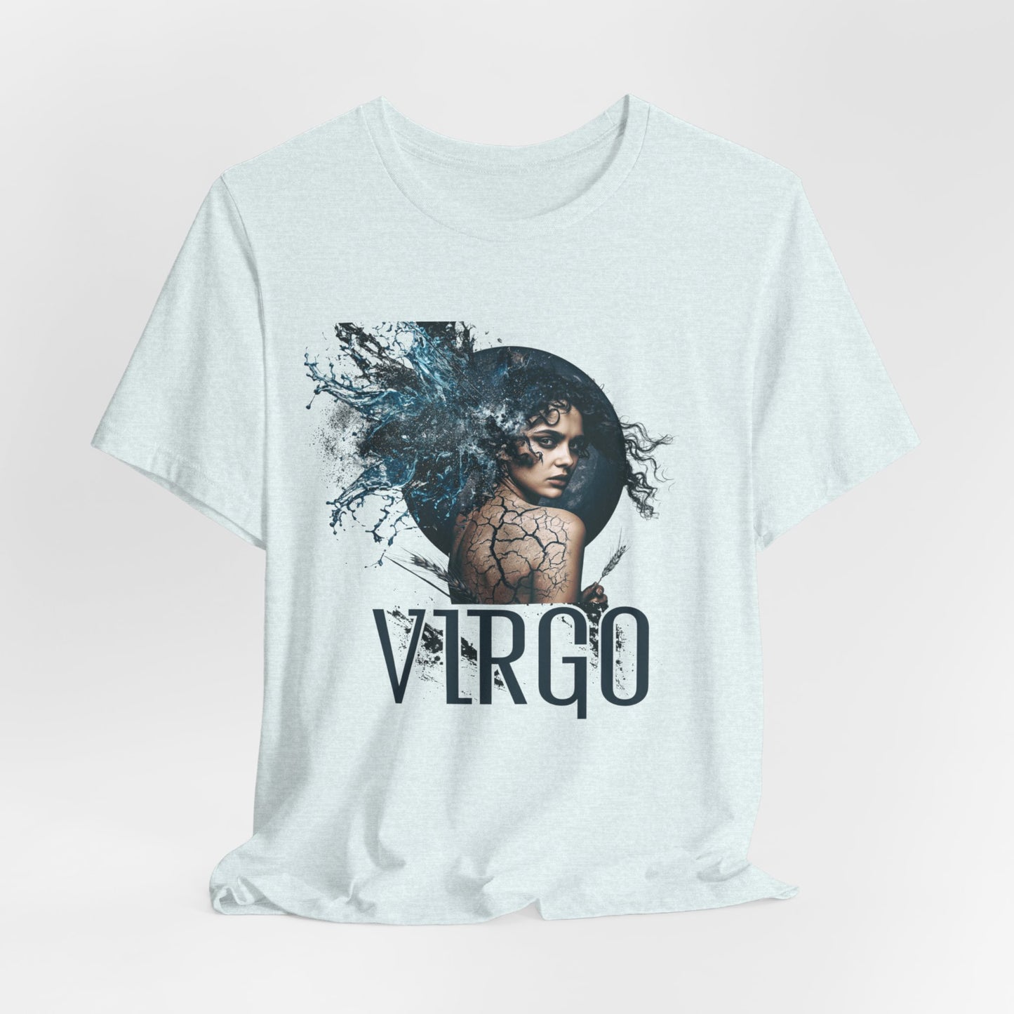 Virgo Ice Zodiac T‑Shirt for Her — Mystic Virgo Astrology Tee