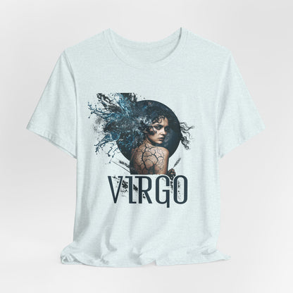 Virgo Ice Zodiac T‑Shirt for Her — Mystic Virgo Astrology Tee
