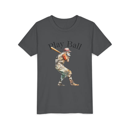 Youth Baseball Tee — 'Play Ball' Graphic T‑Shirt