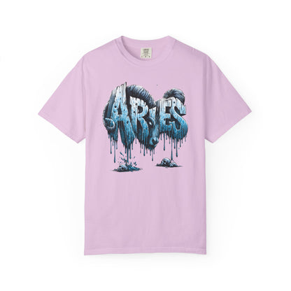 Aries Zodiac Tee — Ice Drip Astrology Graphic T-Shirt