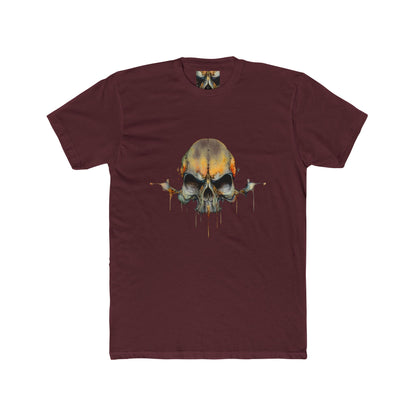 Skull Drip Graphic Tee — Watercolor Skull T-Shirt